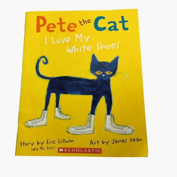 Pete the Cat Cavecat Firefighter White Shoes James Dean Paperback Book Lot 3 - Picture 11 of 14